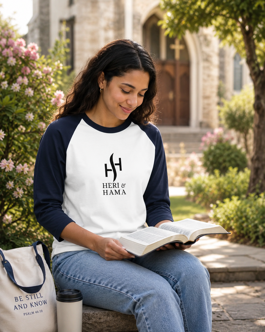 Heri And Hama Raglan T-Shirt
