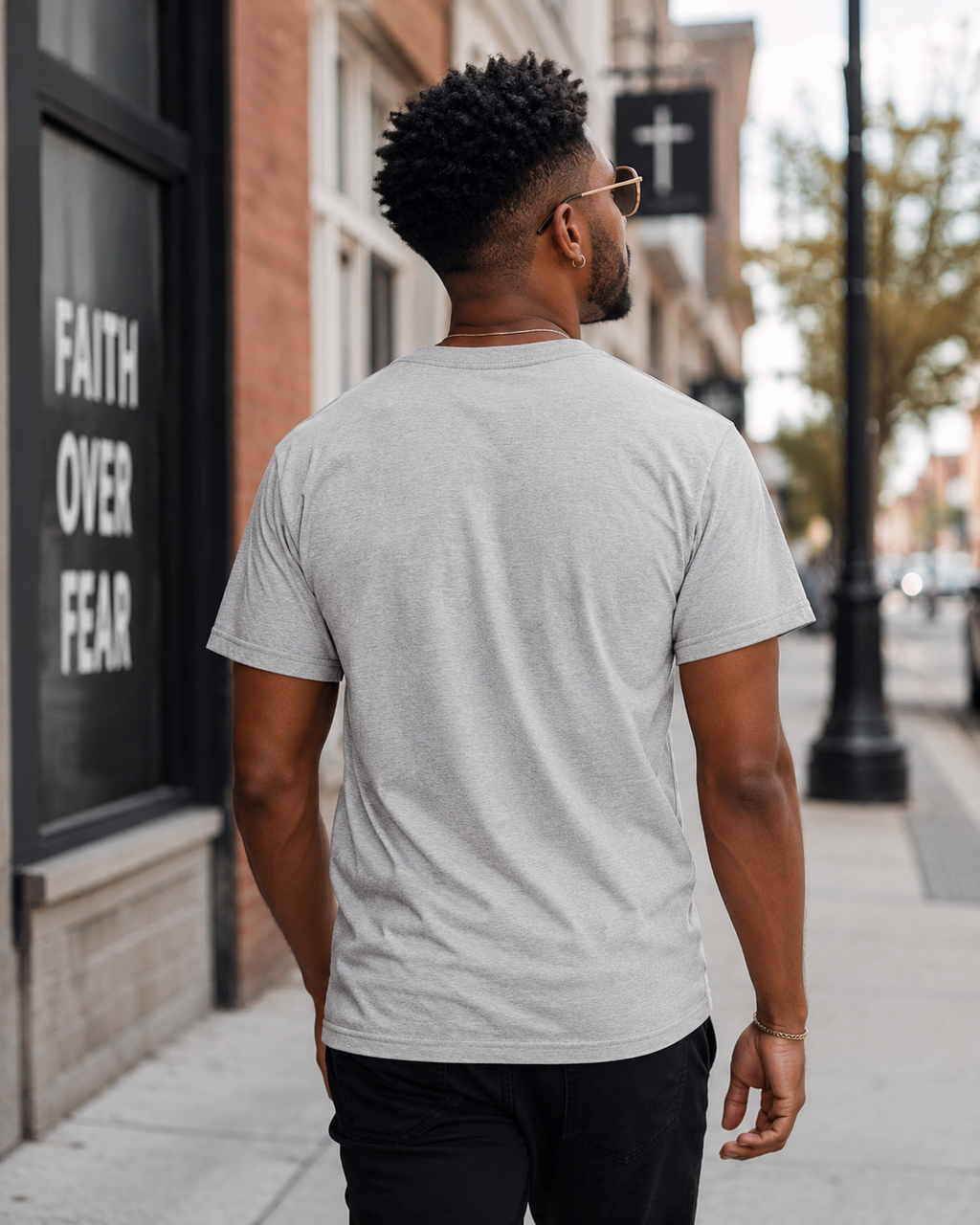 Heri And Hama V-Neck T-Shirt