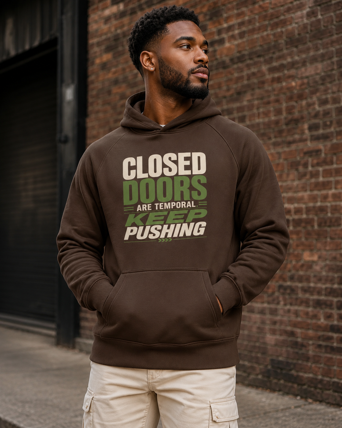 Keep Pushing Hoodie