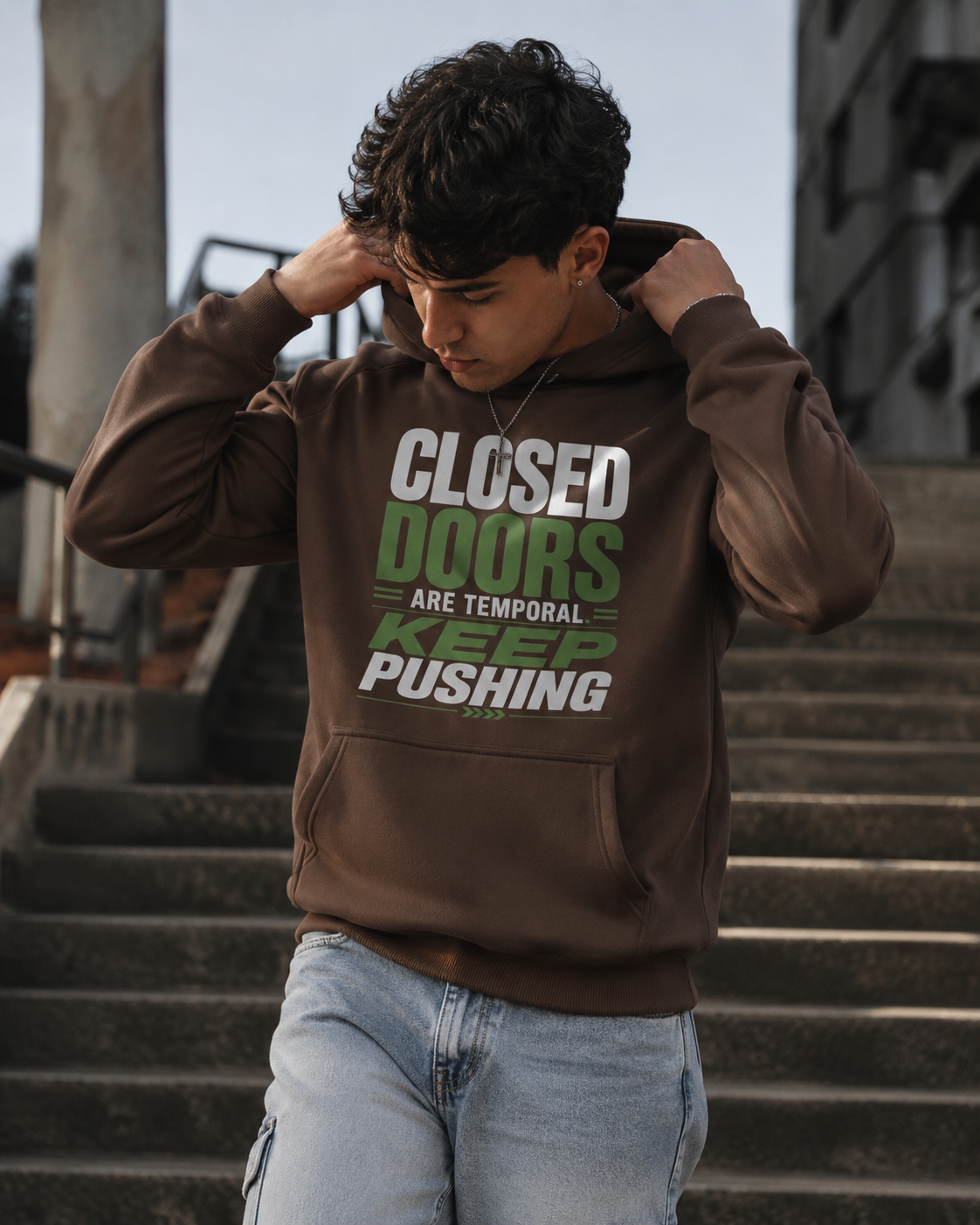 Keep Pushing Hoodie