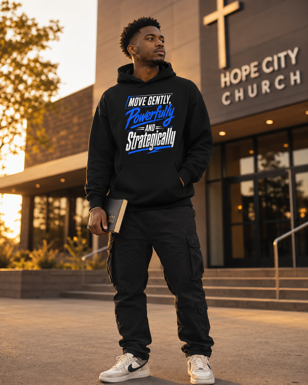 Move Gently Powerfully Hoodie