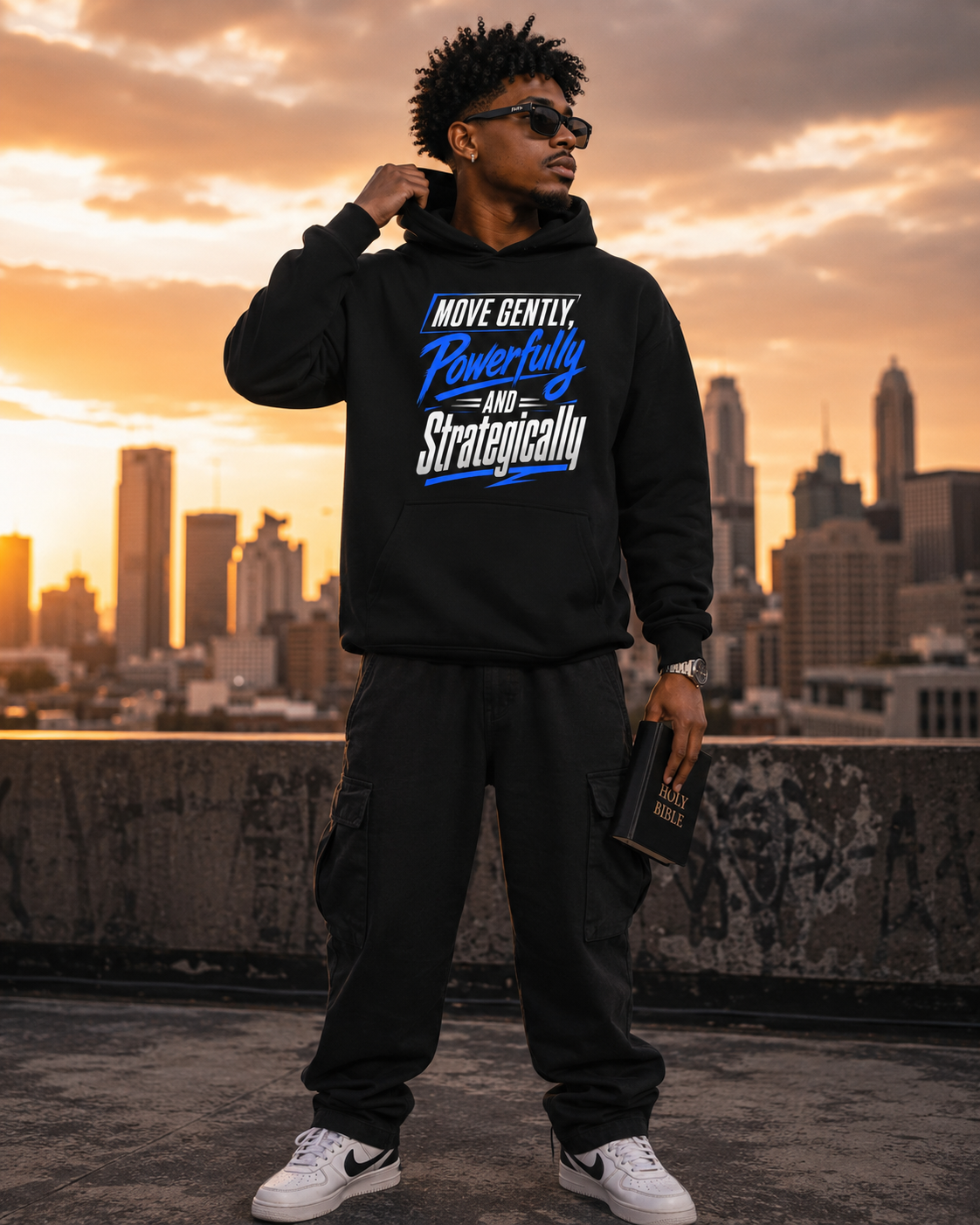 Move Gently Powerfully Hoodie