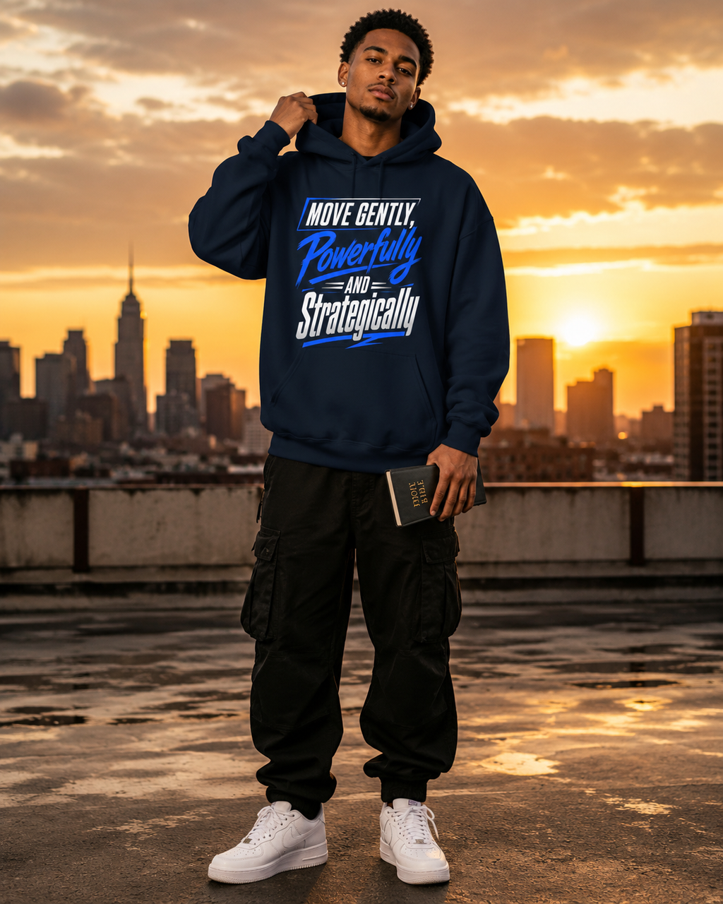 Move Gently Powerfully Hoodie