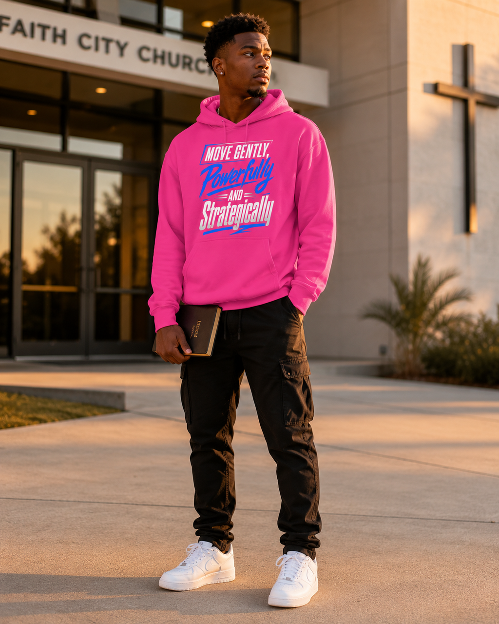 Move Gently Powerfully Hoodie