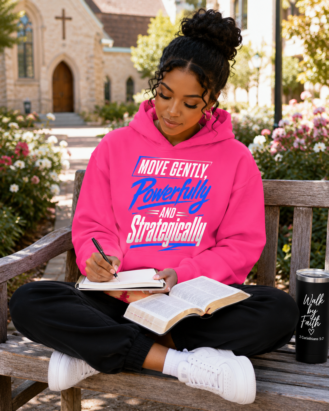 Move Gently Powerfully Hoodie