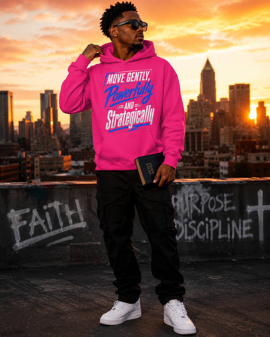 Move Gently Powerfully Hoodie