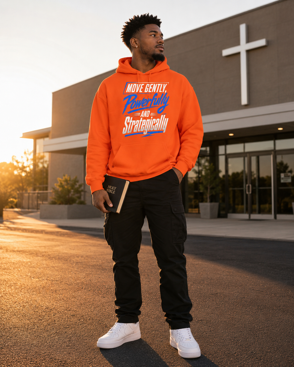 Move Gently Powerfully Hoodie