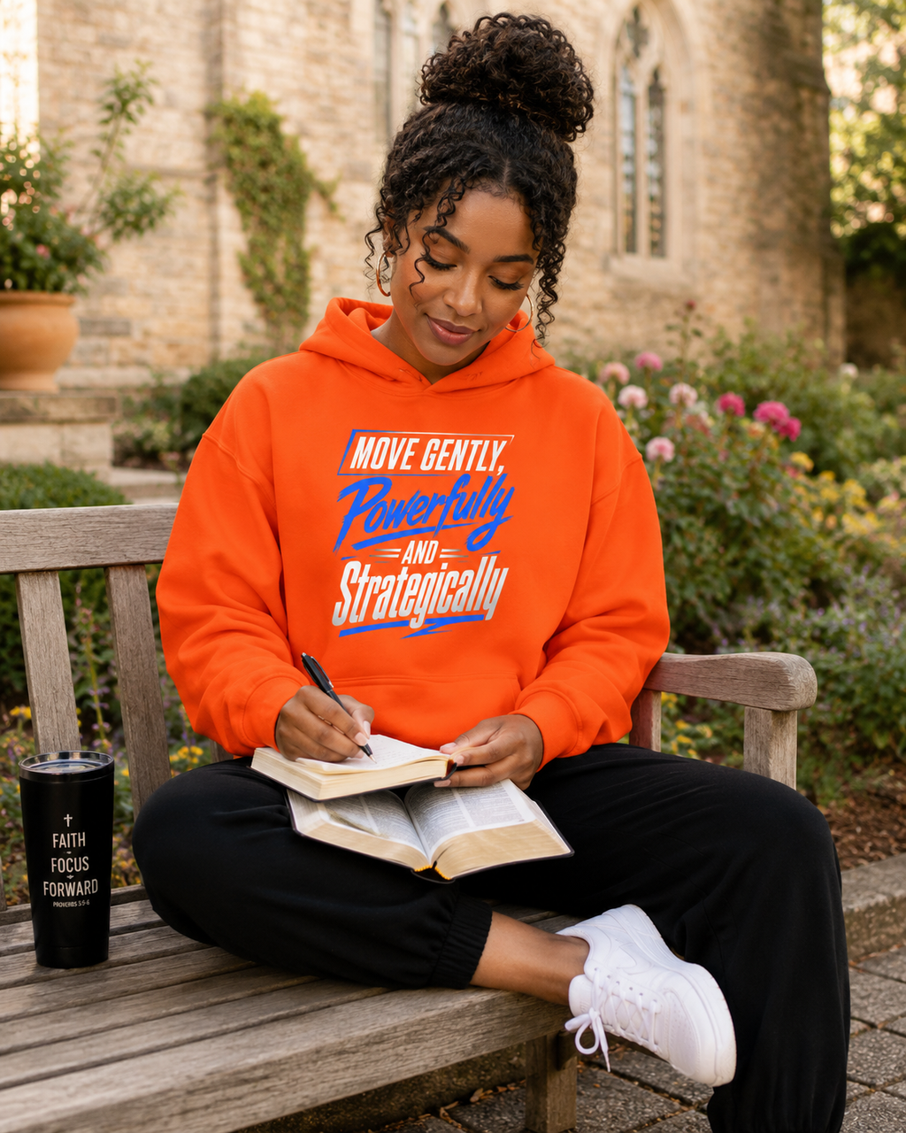 Move Gently Powerfully Hoodie