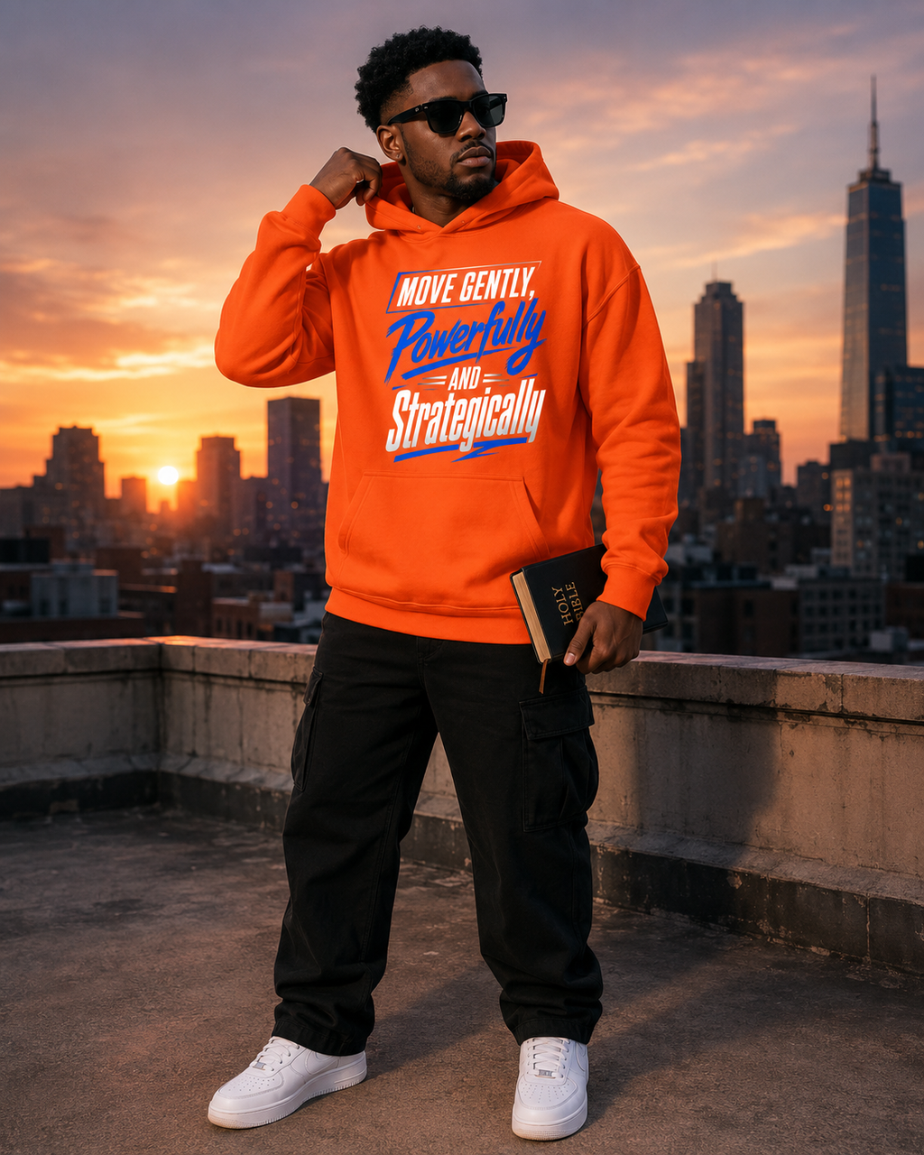 Move Gently Powerfully Hoodie