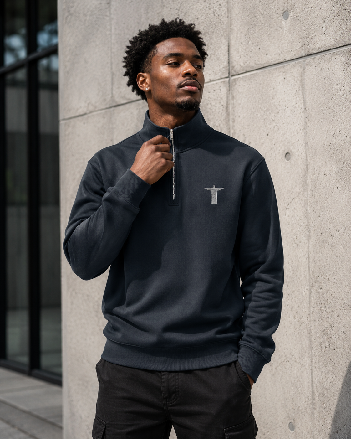 Jesus Alive Quarter Zip Sweatshirt