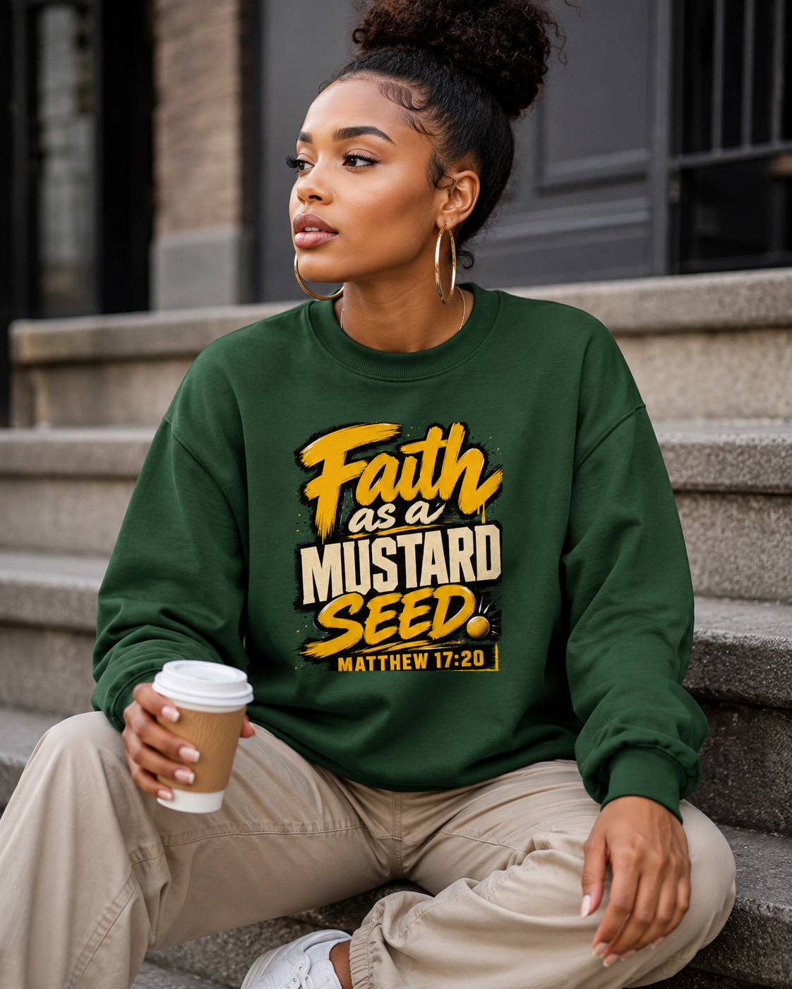 Faith As A Mustard Seed Sweatshirt
