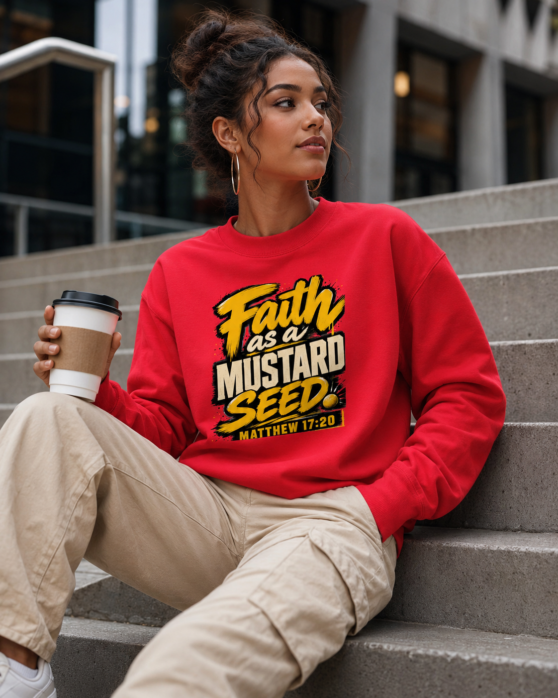 Faith As A Mustard Seed Sweatshirt
