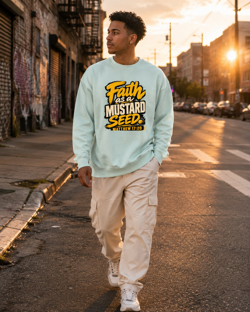 Faith As A Mustard Seed Sweatshirt