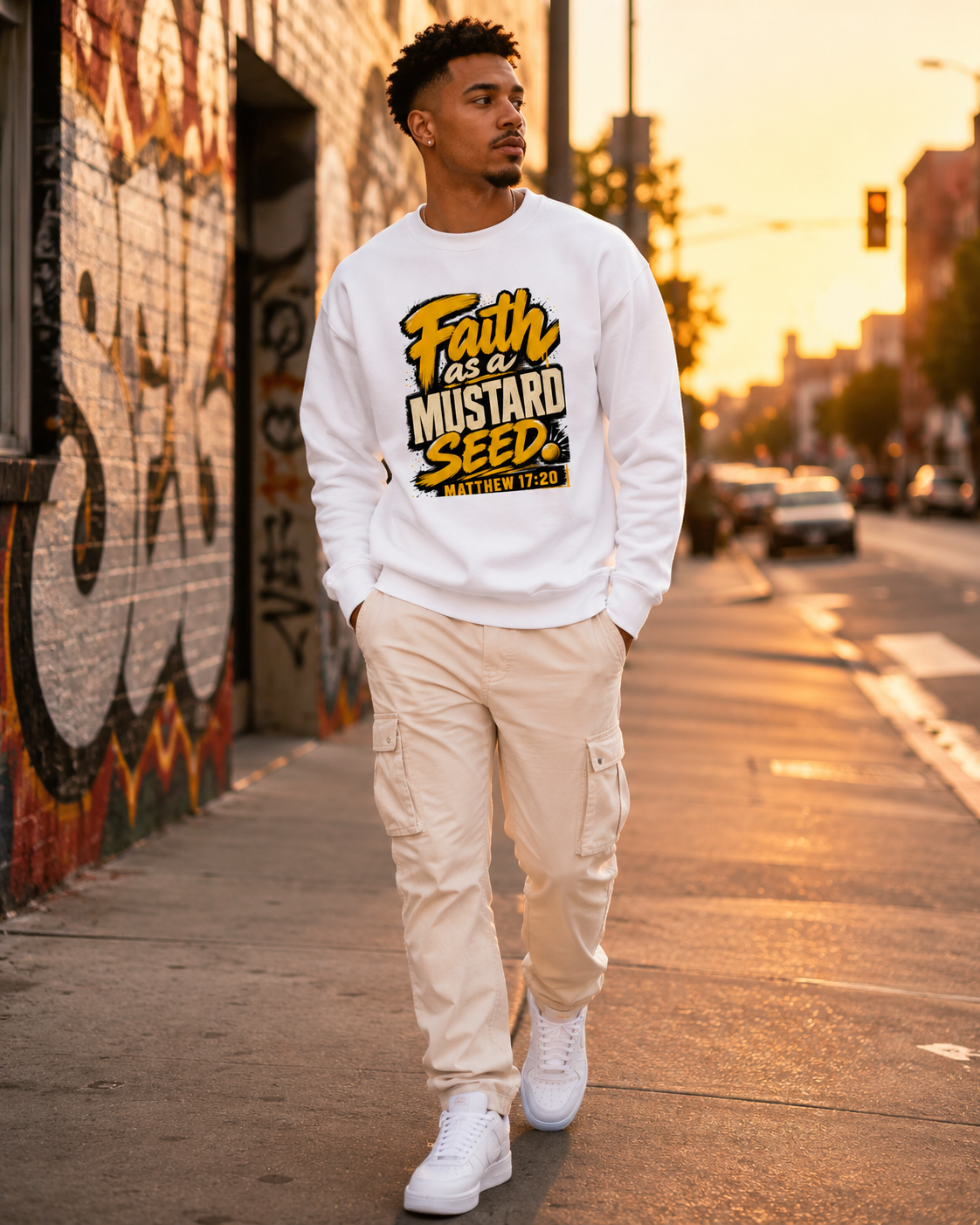 Faith As A Mustard Seed Sweatshirt