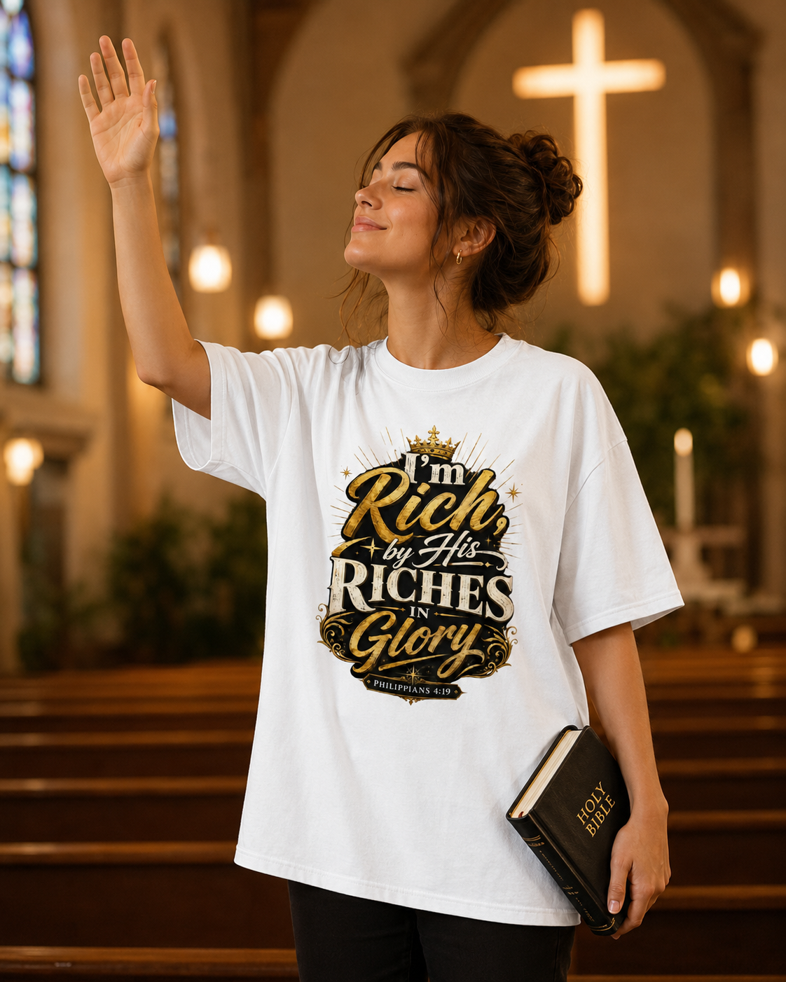 Rich in Glory Christian T-Shirt