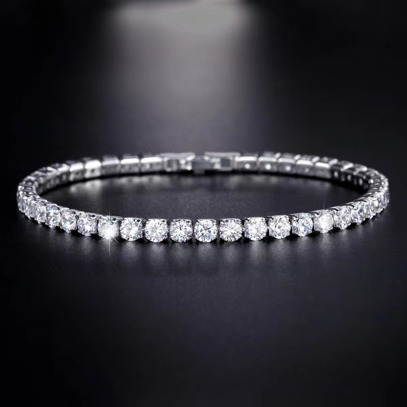 All-match Single Row Diamond Bracelet