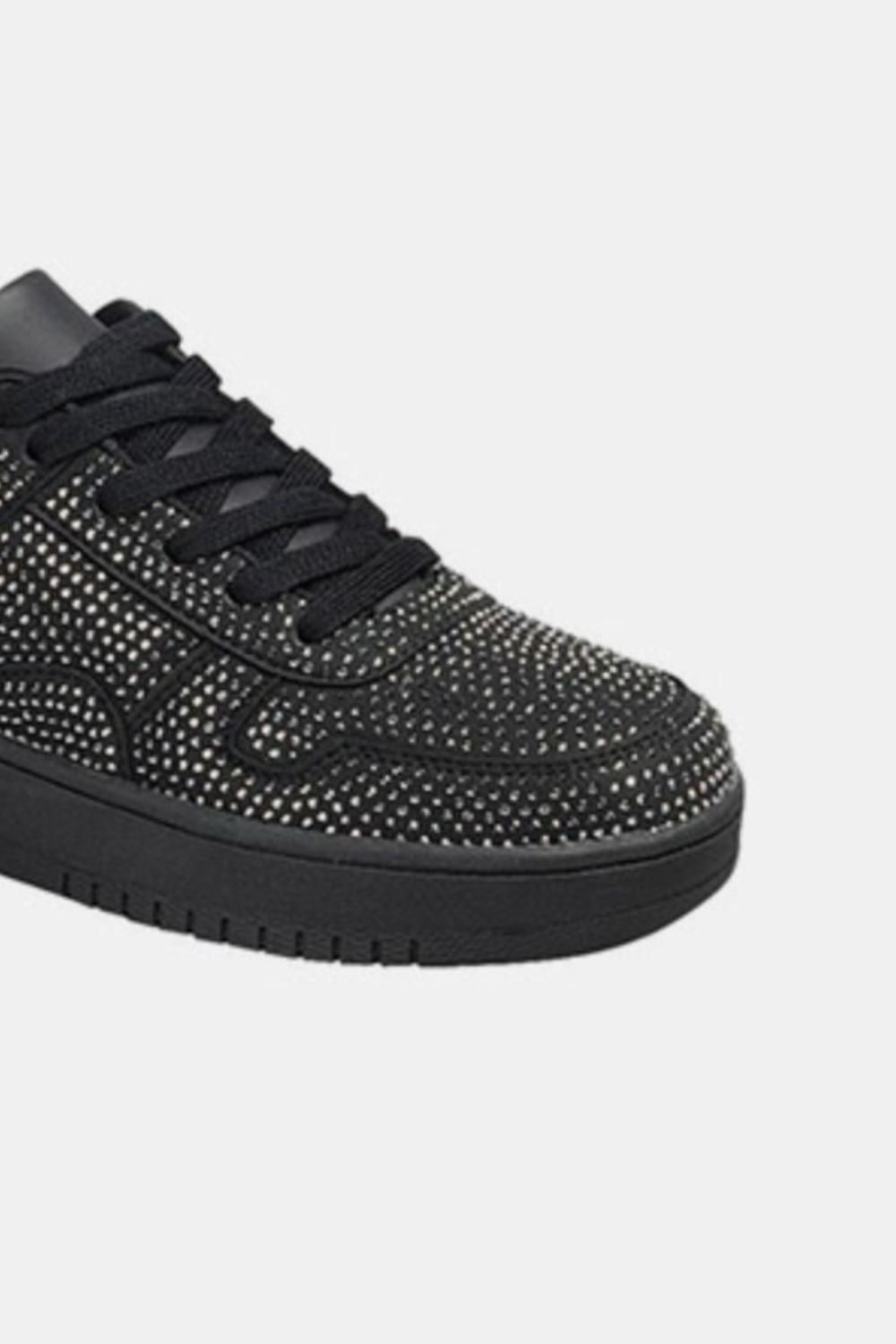 H&H Black Rhinestone Sneakers