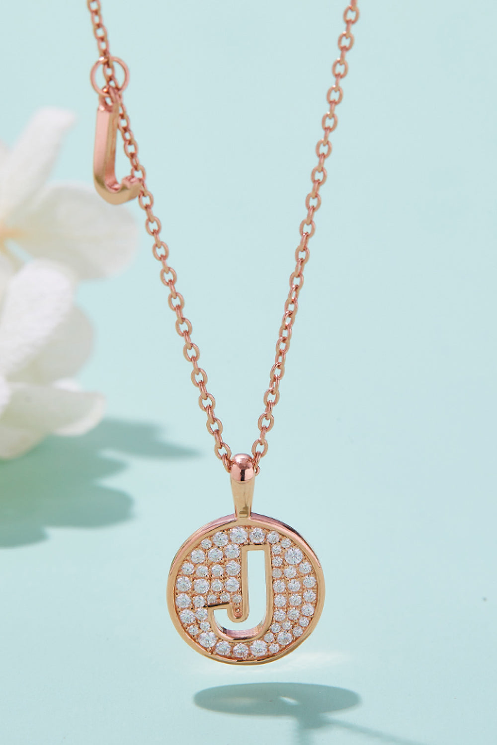 Heri Moissanite A to J Pendant Necklace