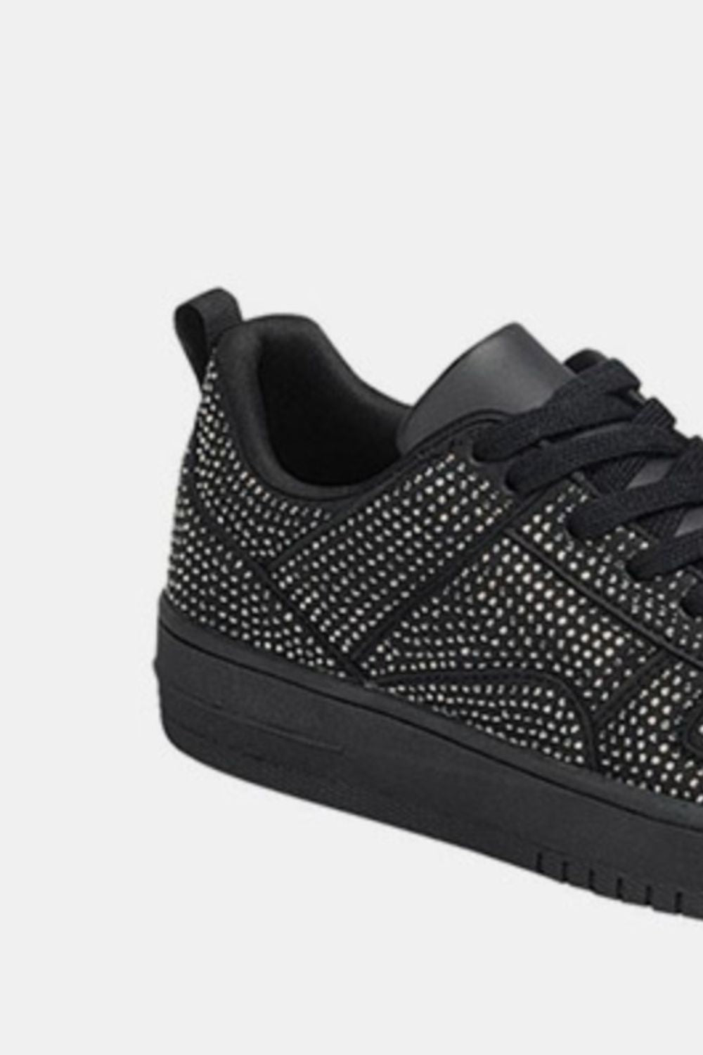 H&H Black Rhinestone Sneakers