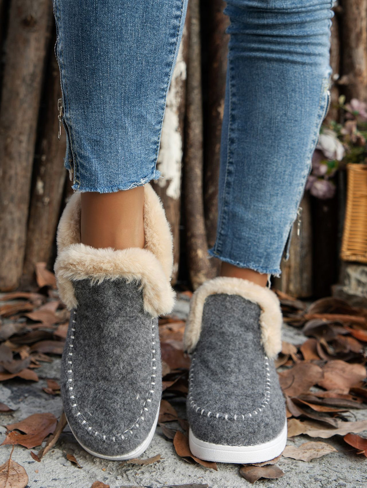 Heri Furry Suede Sneakers