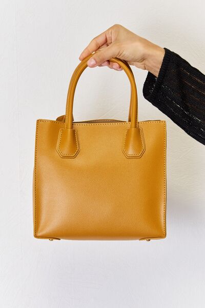 David Jones Leather Satchel