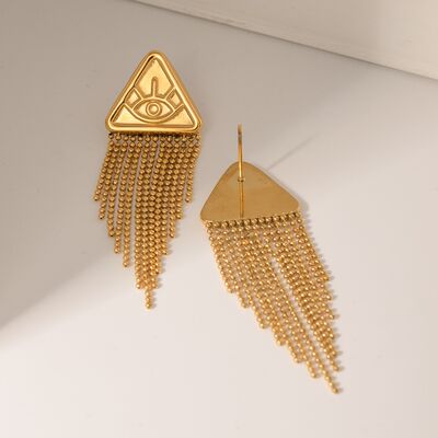 18K Gold-Plated Geometric Earrings