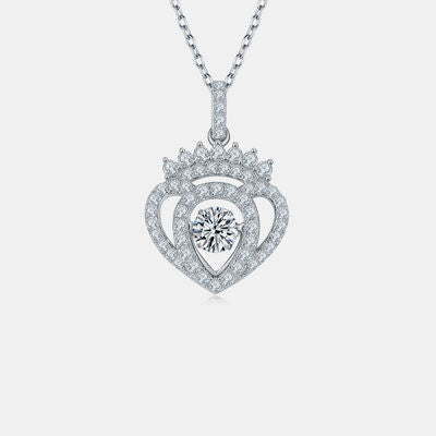 Moissanite Sterling Silver Necklace