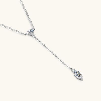 Moissanite Sterling Silver Necklace