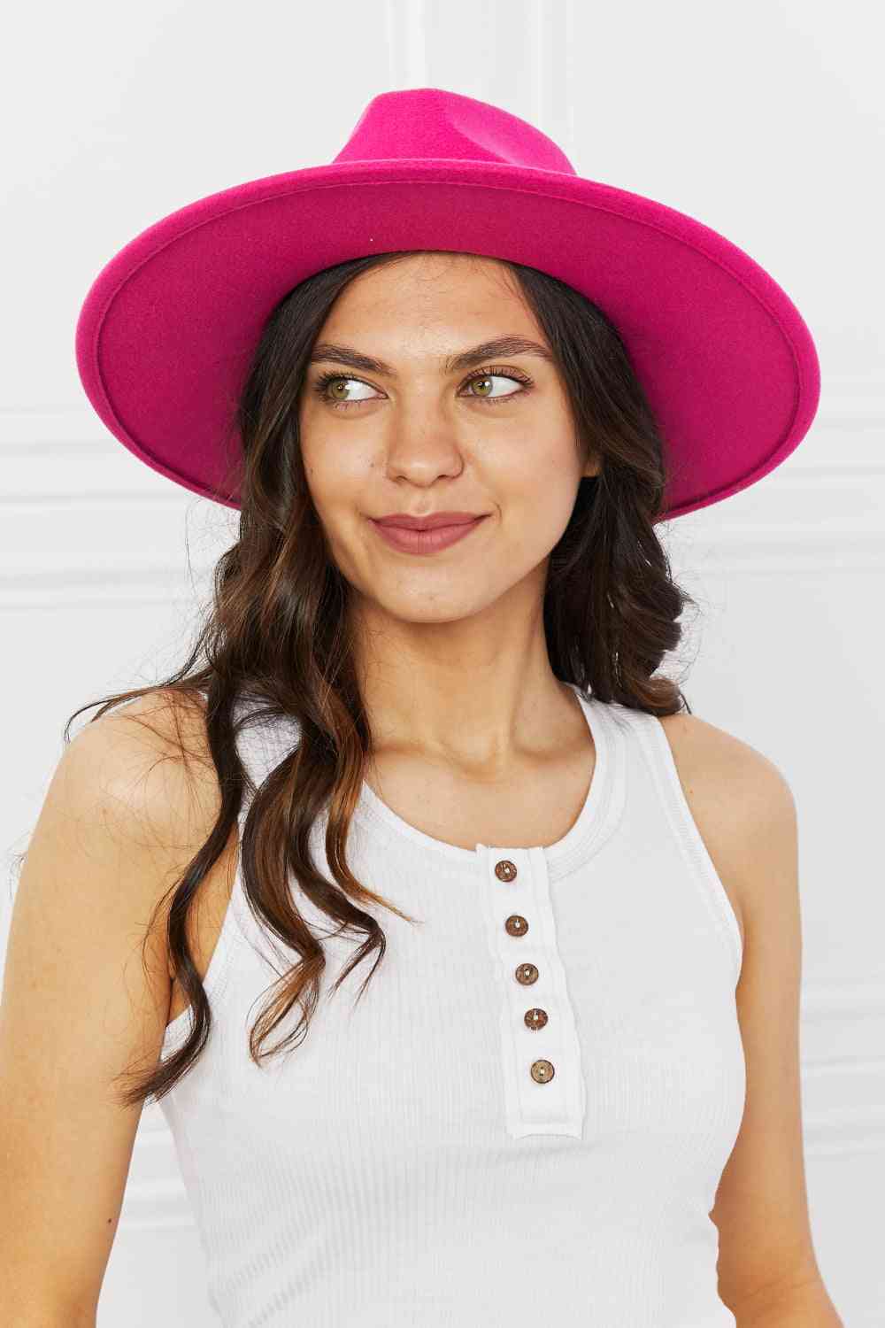 Pinky Minty Fedora Hat