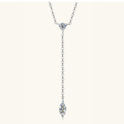 Moissanite Sterling Silver Necklace