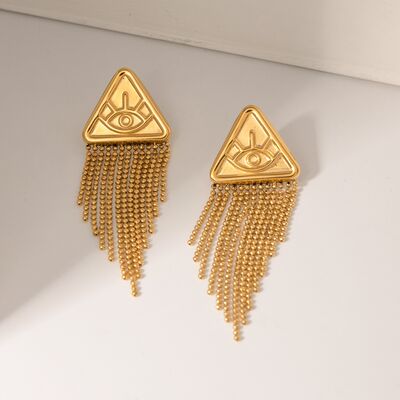 18K Gold-Plated Geometric Earrings