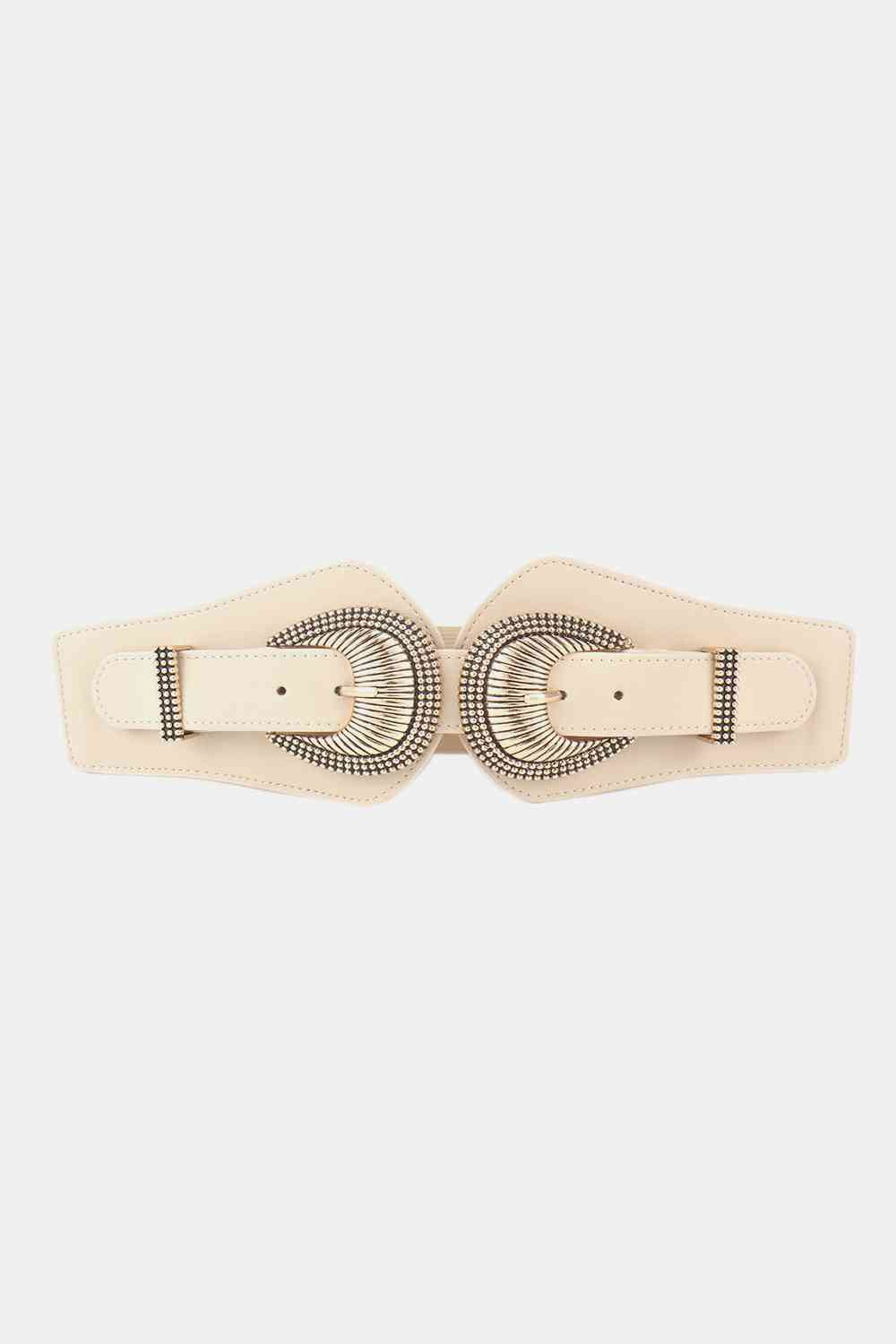 Double Shell Elastic Wide Belt