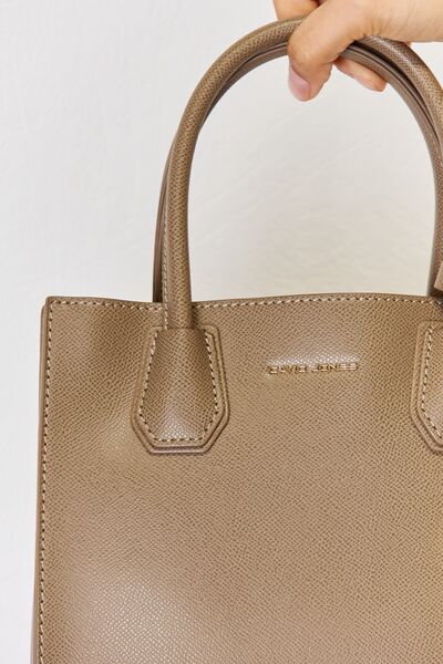 David Jones Leather Satchel